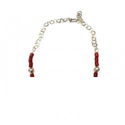 Collier en corail pendentif branche