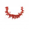 Collier branches corail rouge