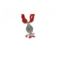 Coral fish pendant necklace