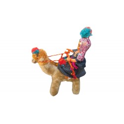 Tunisian collectible doll on camel