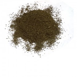 Dried mint leaf powder