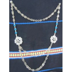 Collier pierre turquoise &...