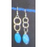 Earrings Rayhana and turquoise stones