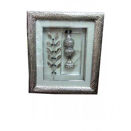 Wall frame olive branch and censer